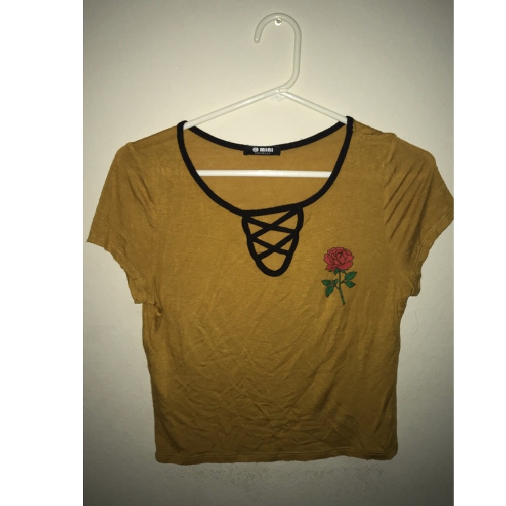 XS vey soft yellow shirt